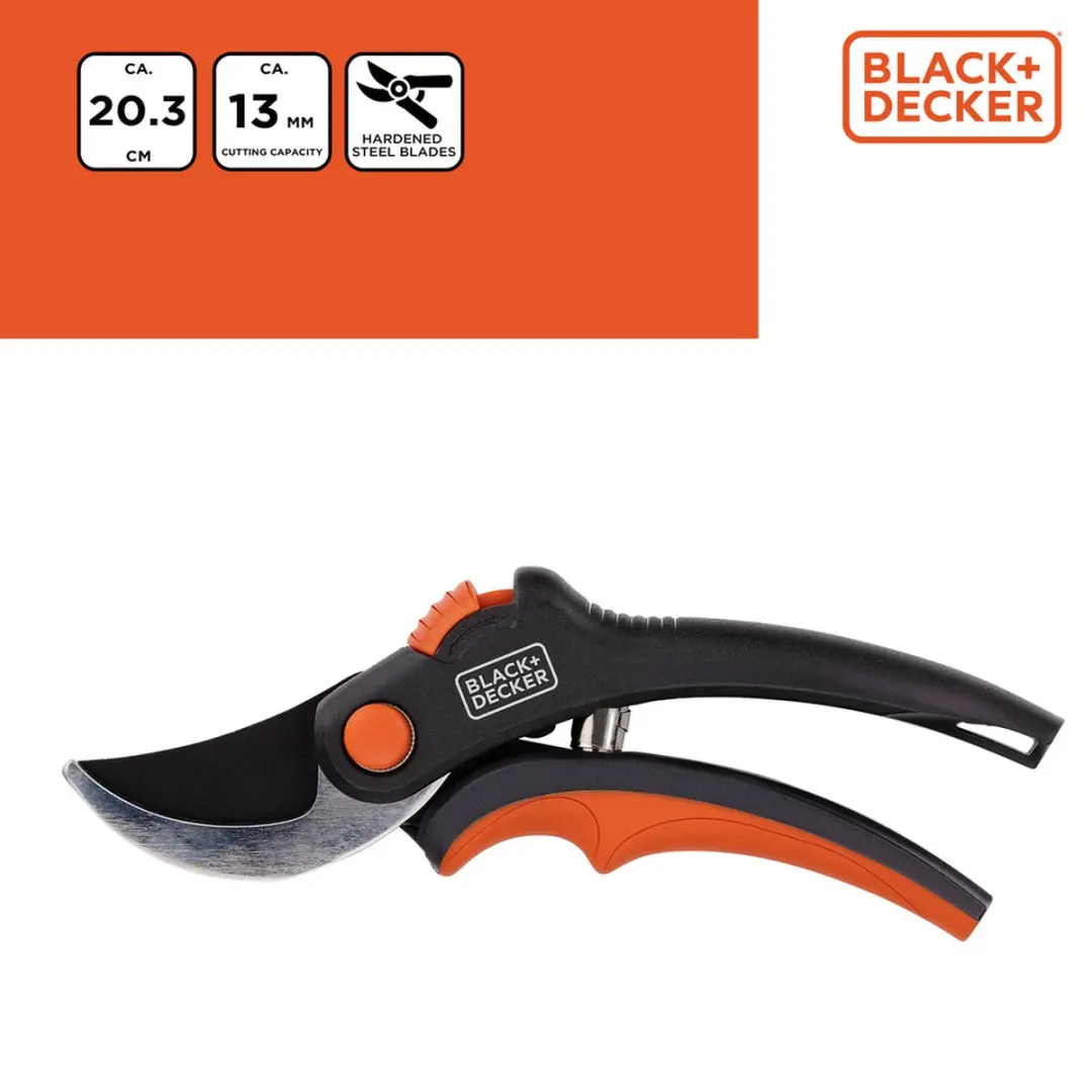 BLACK+DECKER Tuinschaar 13mm - Gehard Staal