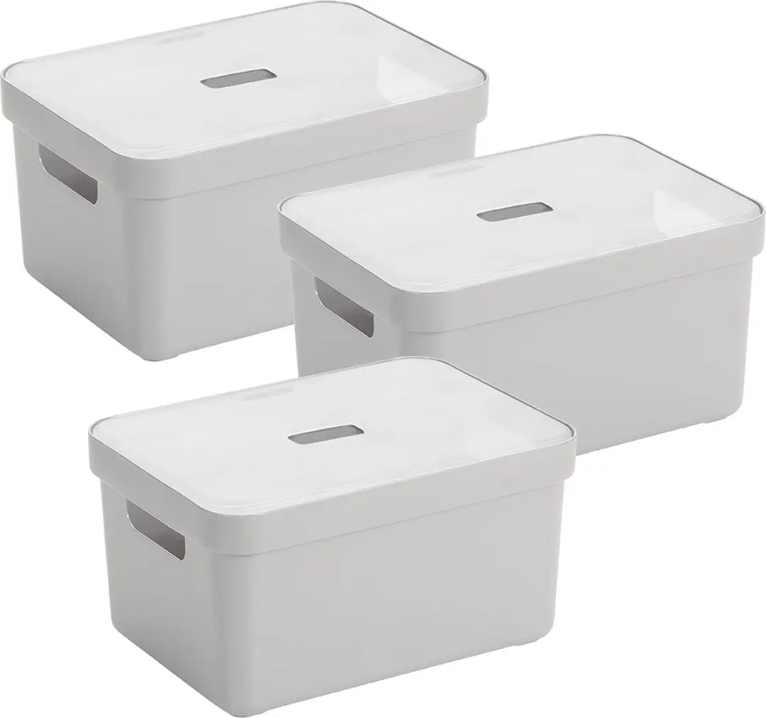 Sunware Sigma Home Opbergbox 13L - Set van 3