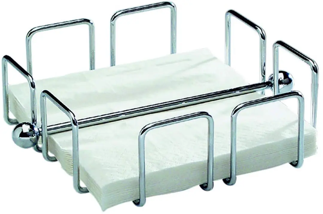 APS Wire Servetstandaard - 19x19x6,5cm - Zilver