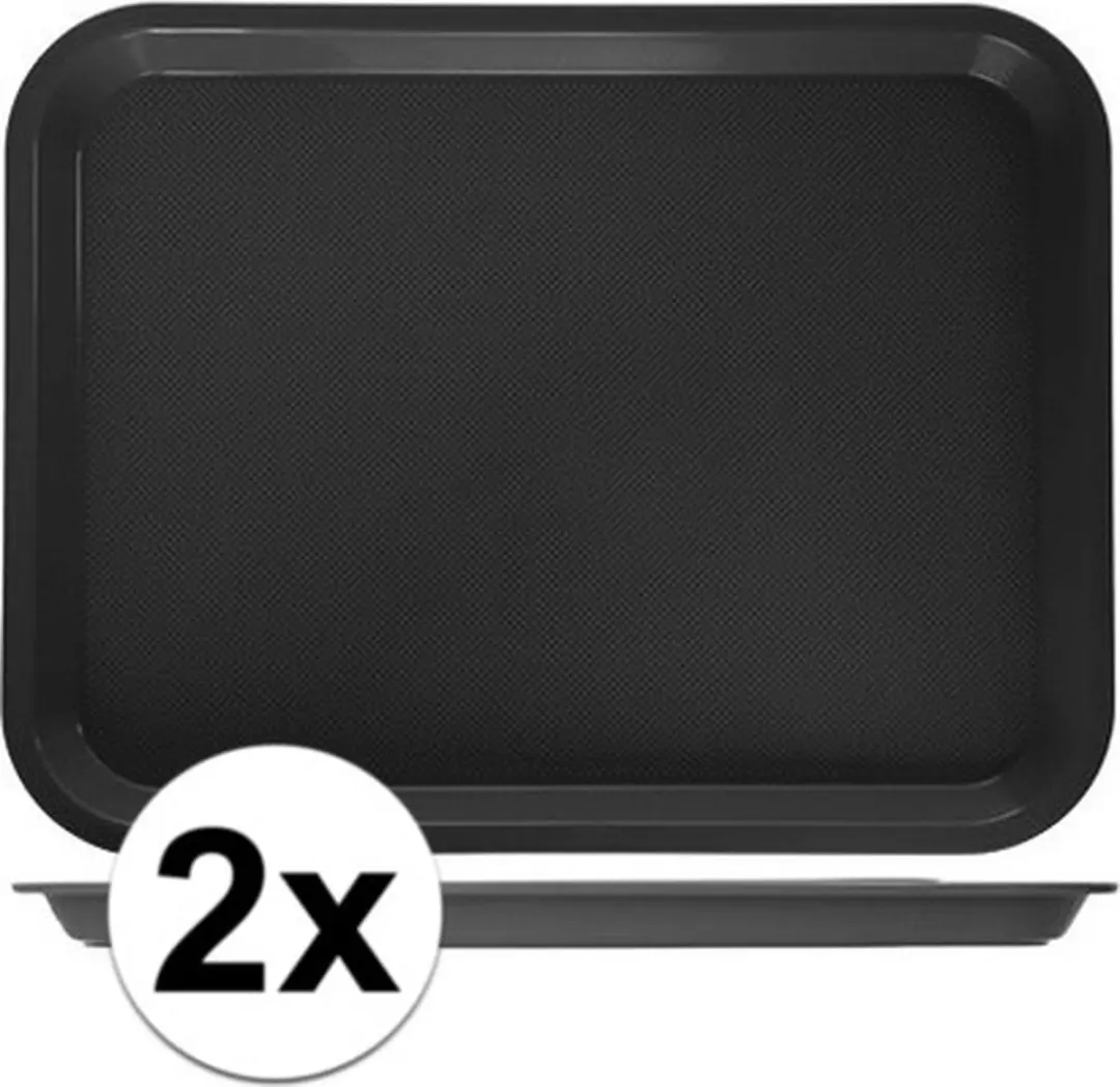 Araven Horeca Dienblad 2x - 35x27cm - Zwart