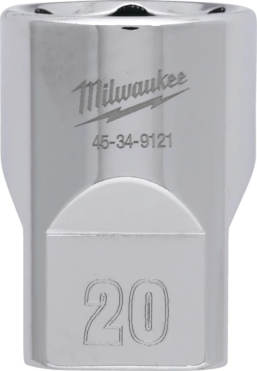 Milwaukee 4932480018 ½˝ Drive 20mm Blauwe Dop