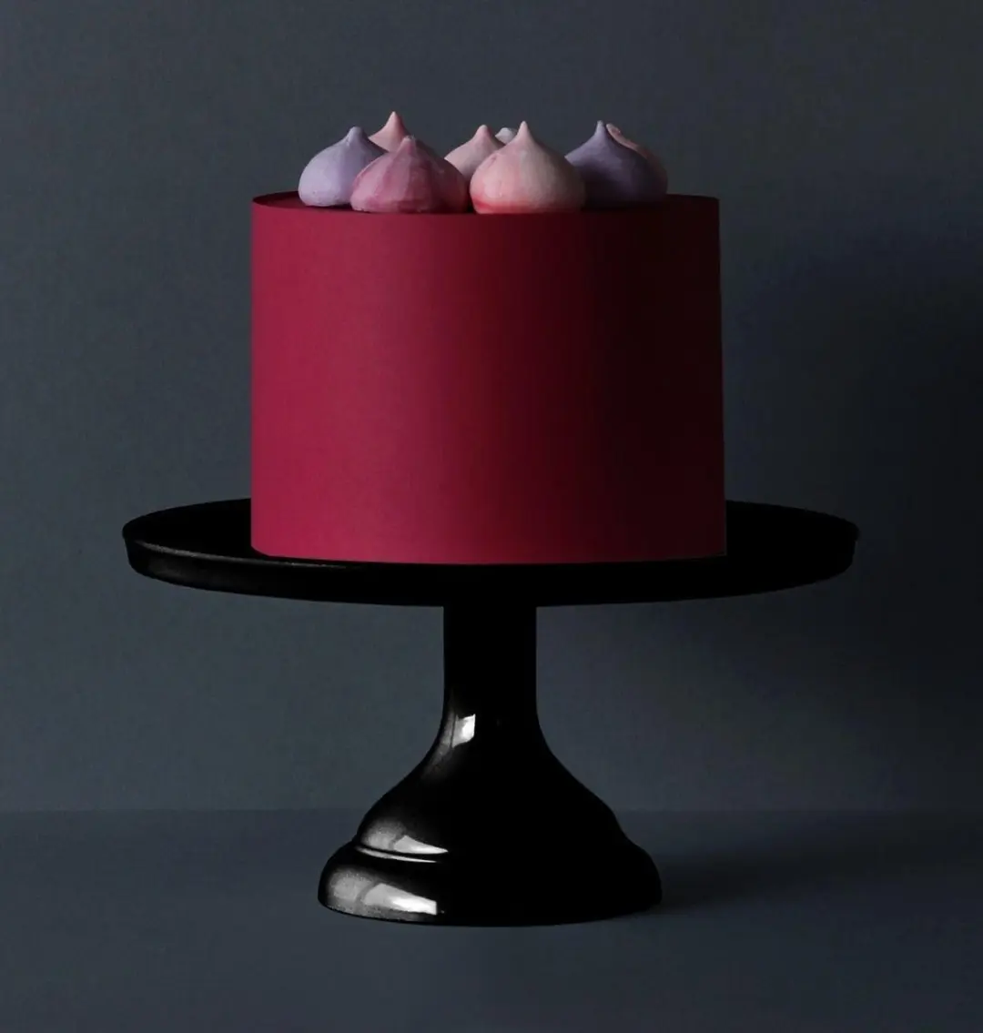 A Little Lovely Company Taartplateau Klein - Zwart
