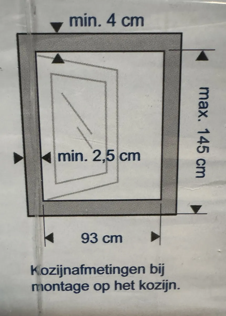 Bruynzeel S500 Rolhor 98x150cm - Wit