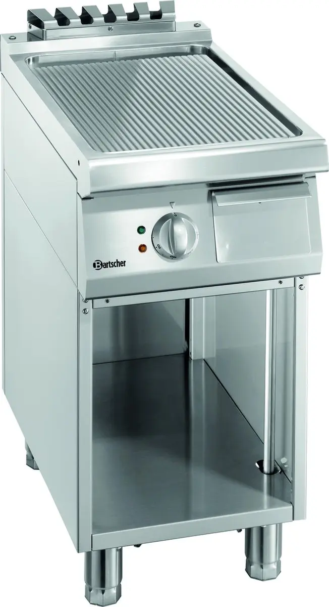 Bartscher 700 B400 Geribbeld Bakplaat 5000W