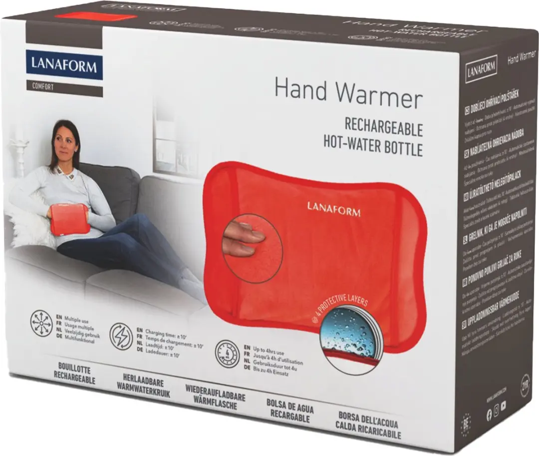 Lanaform Elektrische Handwarmer - 440W - Oranje