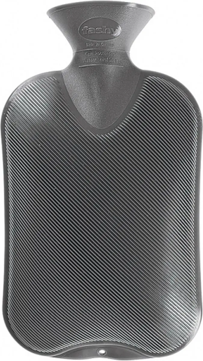 Fashy Warmwaterkruik Grijs - 2 Liter - 2 Stuks
