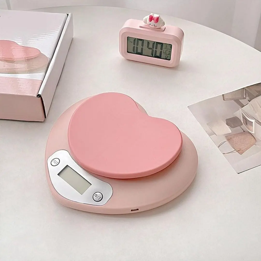 ECTEATOY YXP-28 Keukenweegschaal Roze - afbeelding 5 van 6