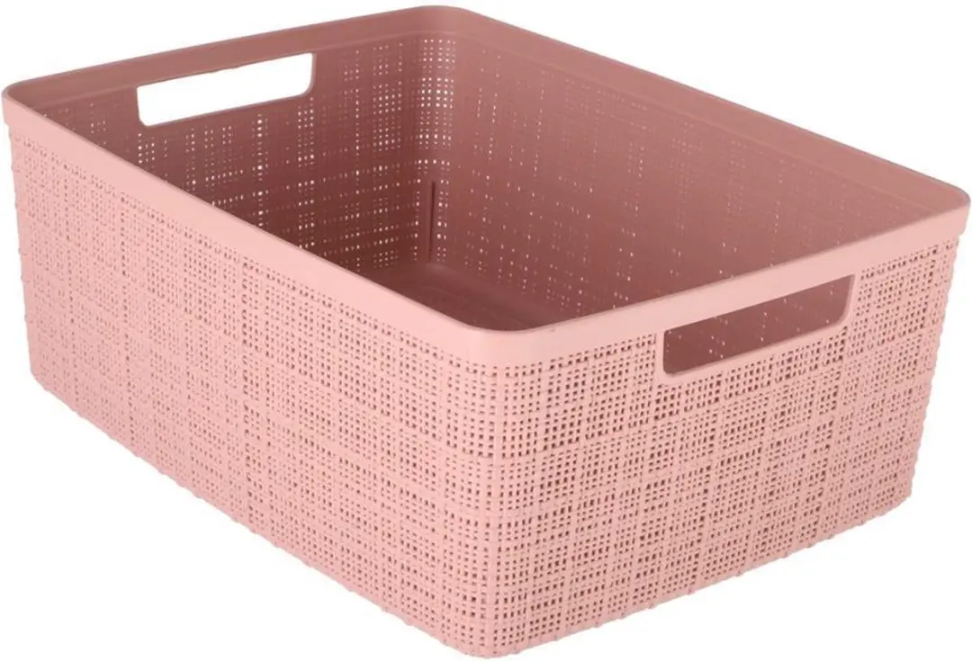Curver Jute Opbergmand M - 12L - Roze