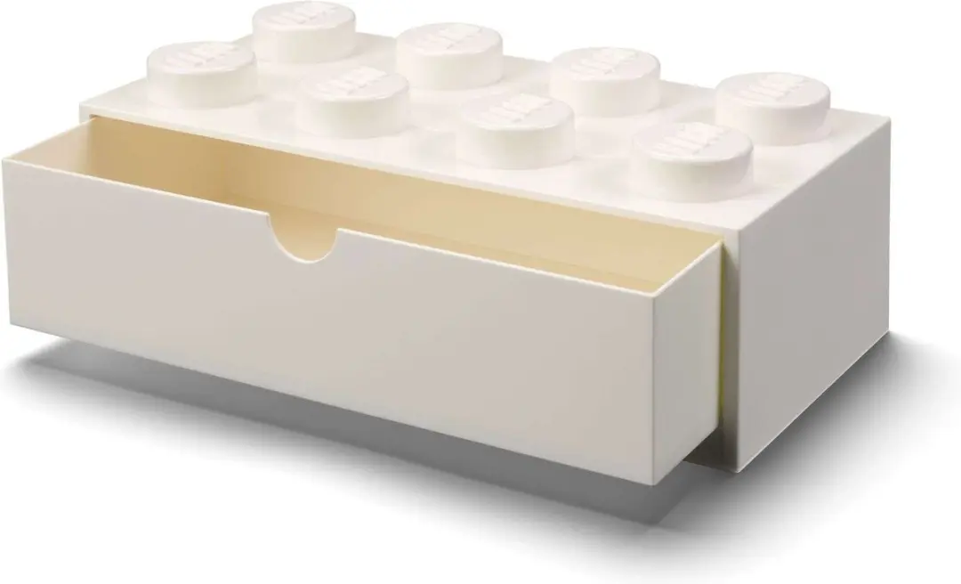Bureaulade Brick 8, Wit - LEGO