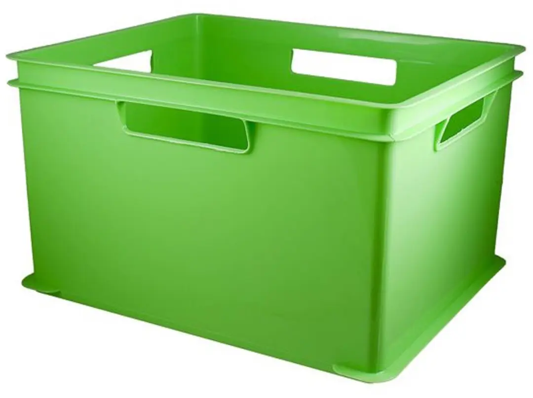 Cosy&Trendy Hobbybox Stapelbaar 40L - Appelgroen - afbeelding 2 van 2