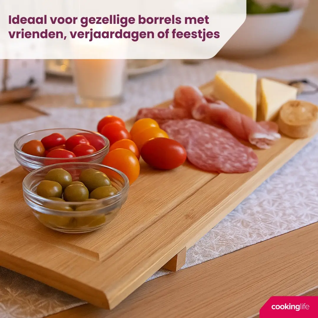 Cookinglife Serveerplank Bamboe XL - 88x26cm