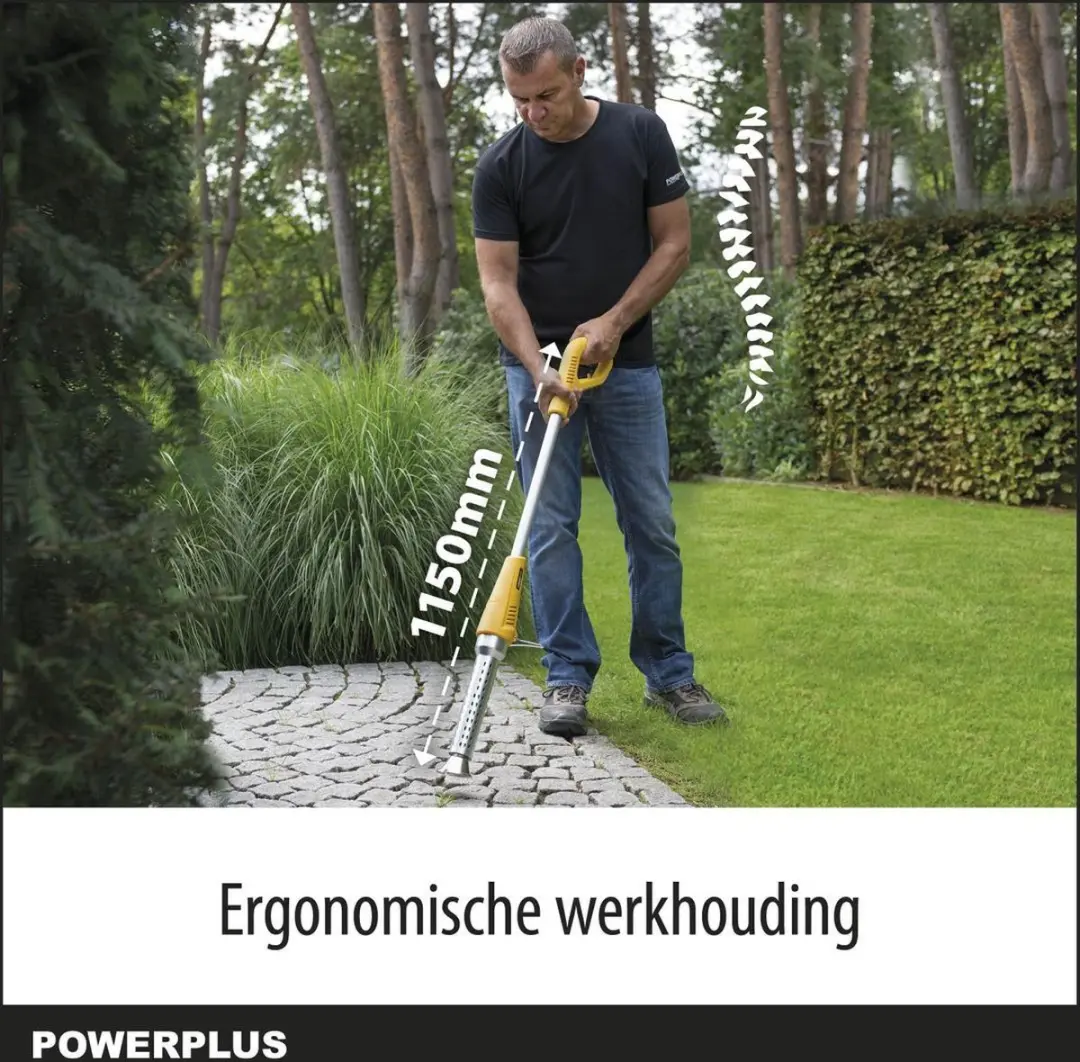 Powerplus Elektrische Onkruidverwijderaar 2000W - 115cm - afbeelding 4 van 6