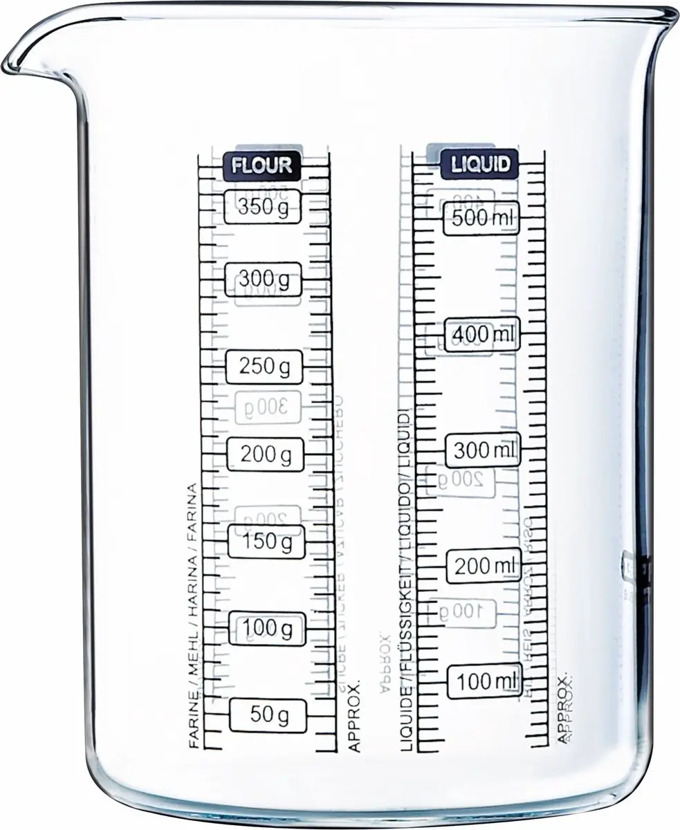 PYREX Classic Prepware Maatglas 0,5L - Transparant