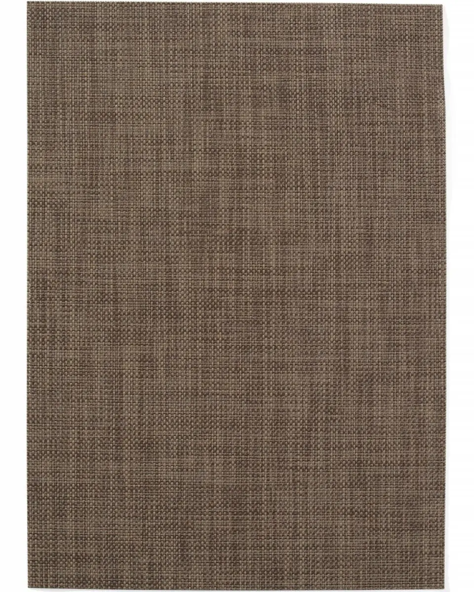 Hendi Set van 6 Bruine Placemats - Geweven PVC 450x300mm