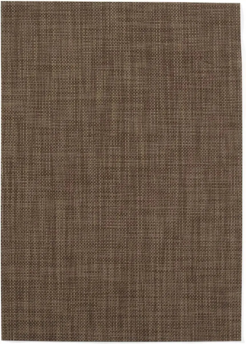 Hendi Set van 6 Bruine Placemats - Geweven PVC 450x300mm