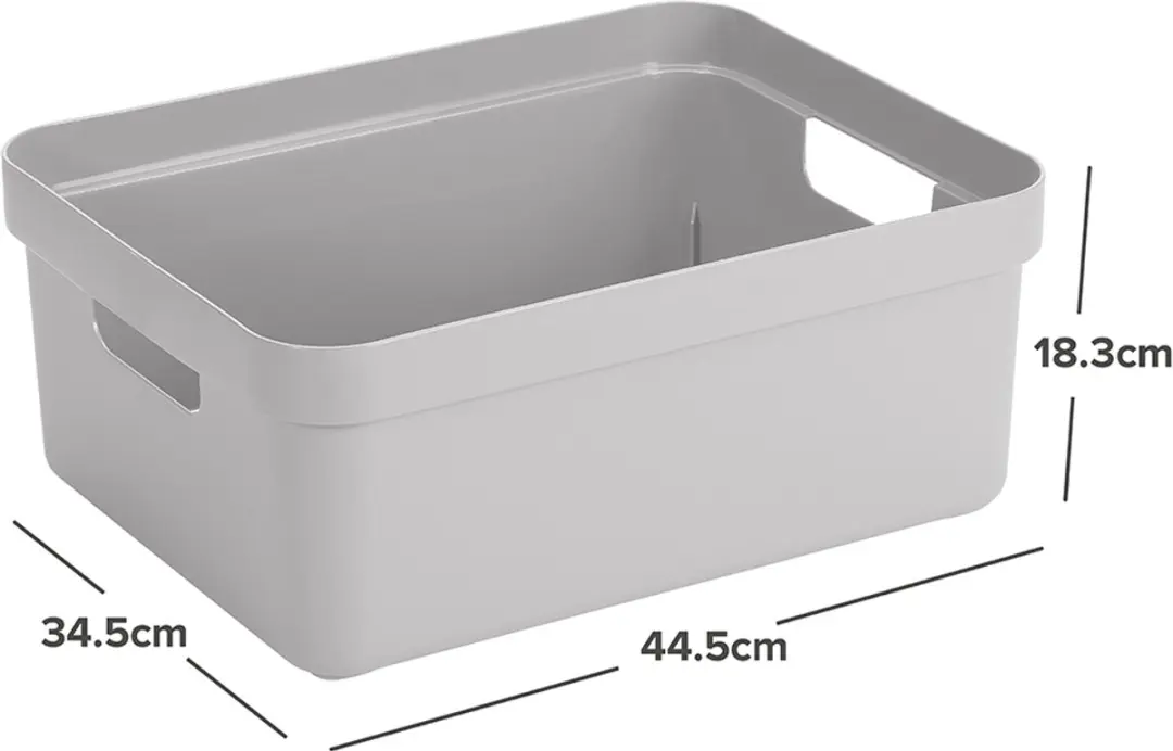 Sunware Sigma Home Opbergbox 24L - Grijs