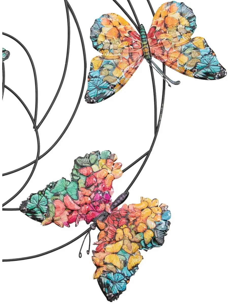 Anna's Collection Tuindecoratie Vlinders 3D - 60cm - Multi Pastel