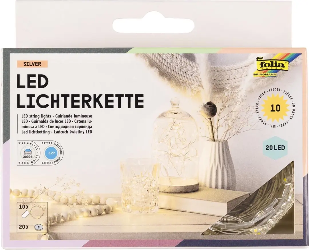 Folia Lichtslinger LED 20m Warm Wit