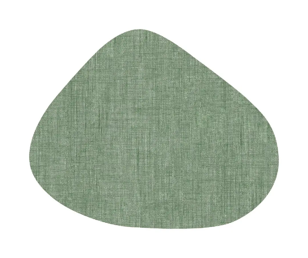 Wicotex Placemats Zak Curved Groen - 6 Stuks