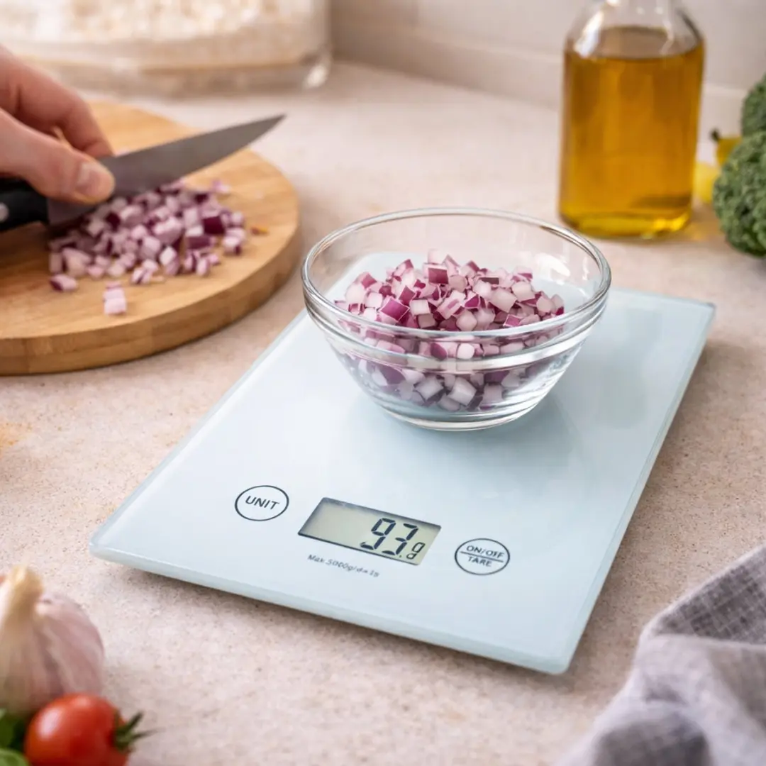 Alpina Digitaal Keukenweegschaal 5kg - Wit