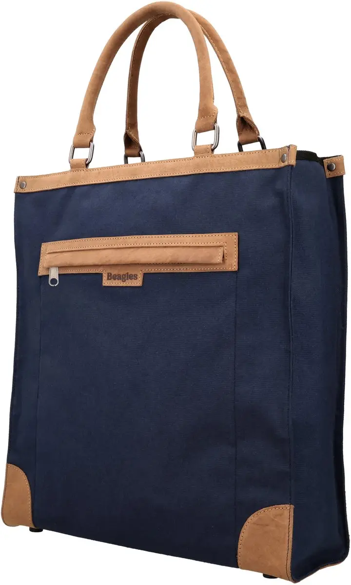 Beagles Shop & Go Boodschappentas - 20L Blauw
