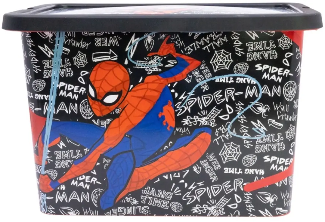 Spider-Man Opbergbox 7L - Rood/Zwart
