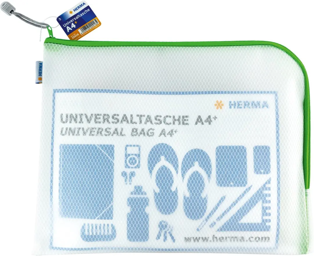 Herma Ritstas A4 Mesh - Groen/Transparant