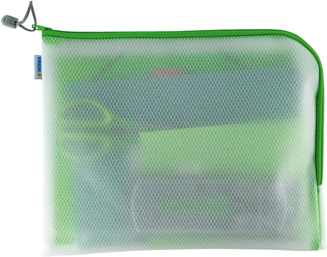 Herma Ritstas A4 Mesh - Groen/Transparant