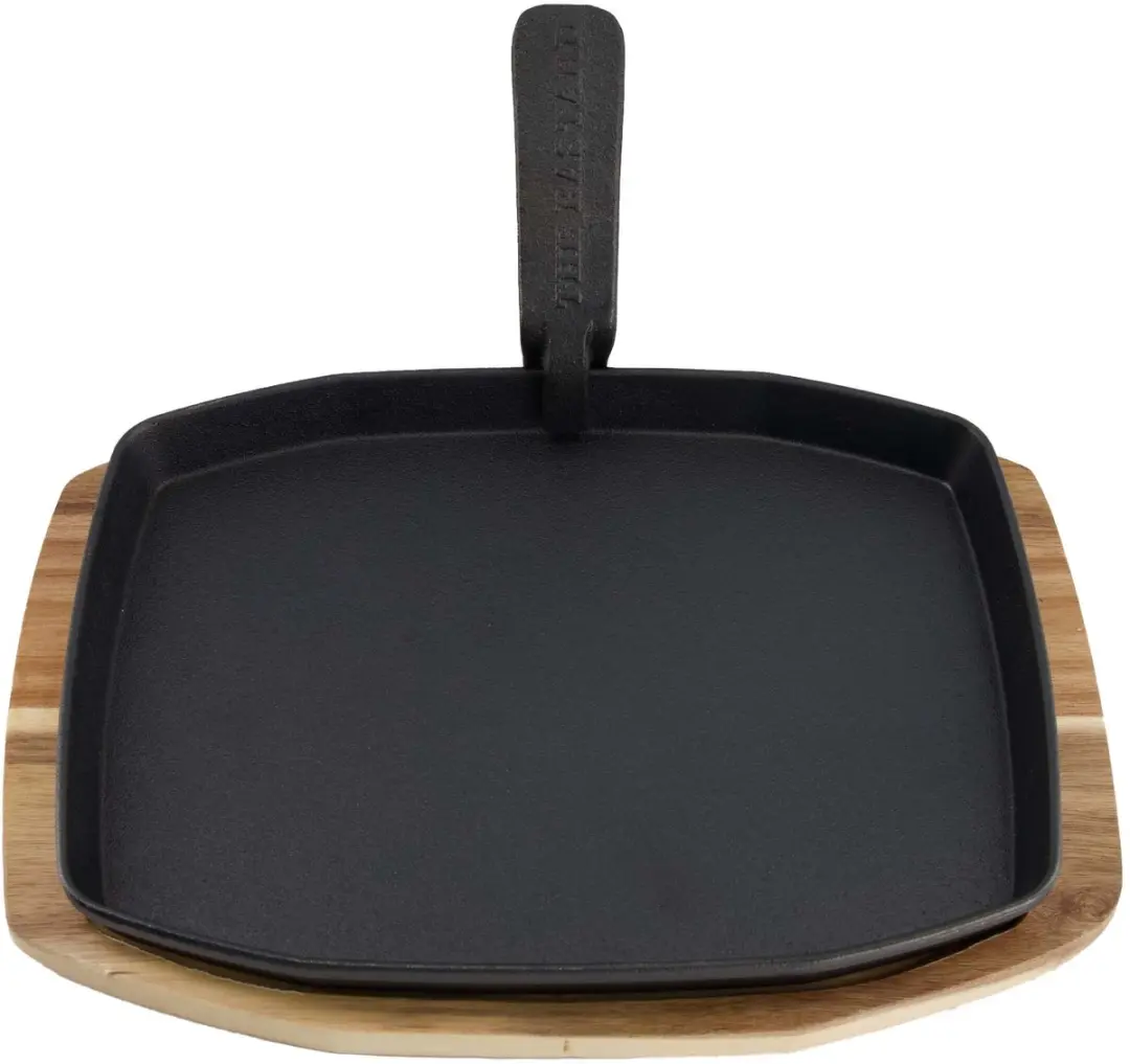 The Bastard Sizzling Plate & Holder 24x32cm
