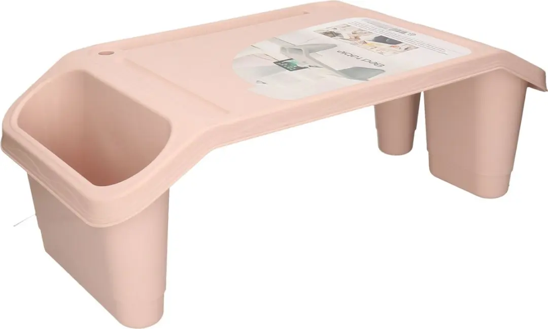 Excellent Houseware Bedtafel Lichtroze
