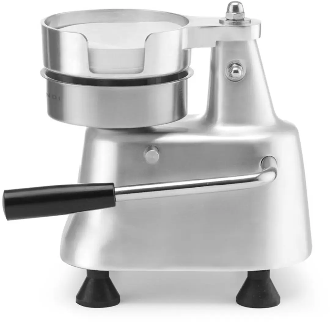 HENDI Hamburgerpers Ø130mm - Roestvrij Staal/Geanodiseerd Aluminium - afbeelding 3 van 6