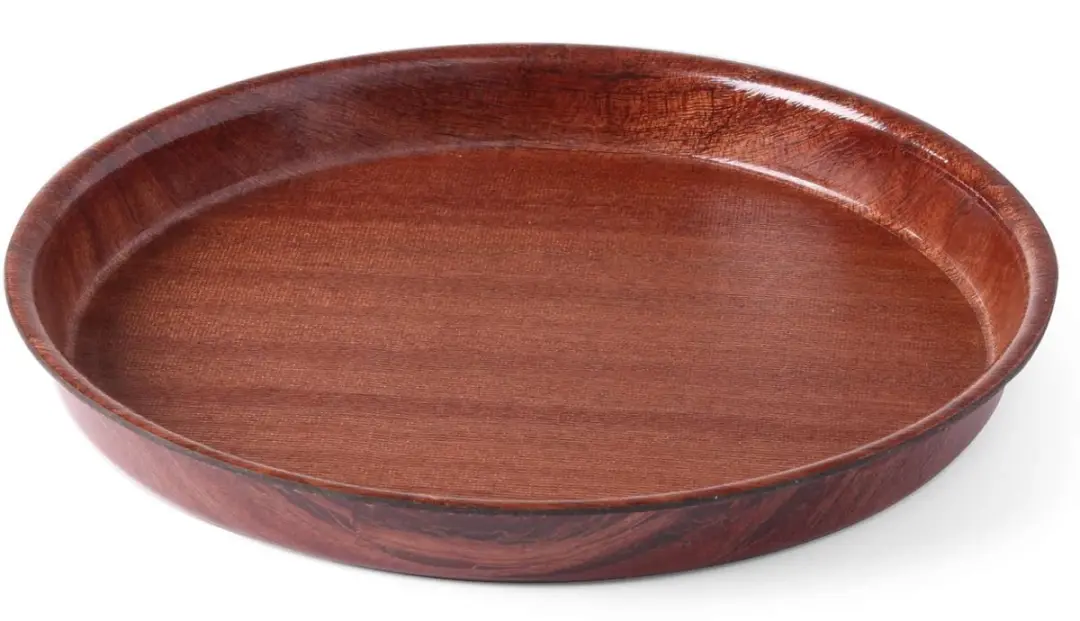 HENDI Mahonie Rond Dienblad - Antislip - Ø32cm