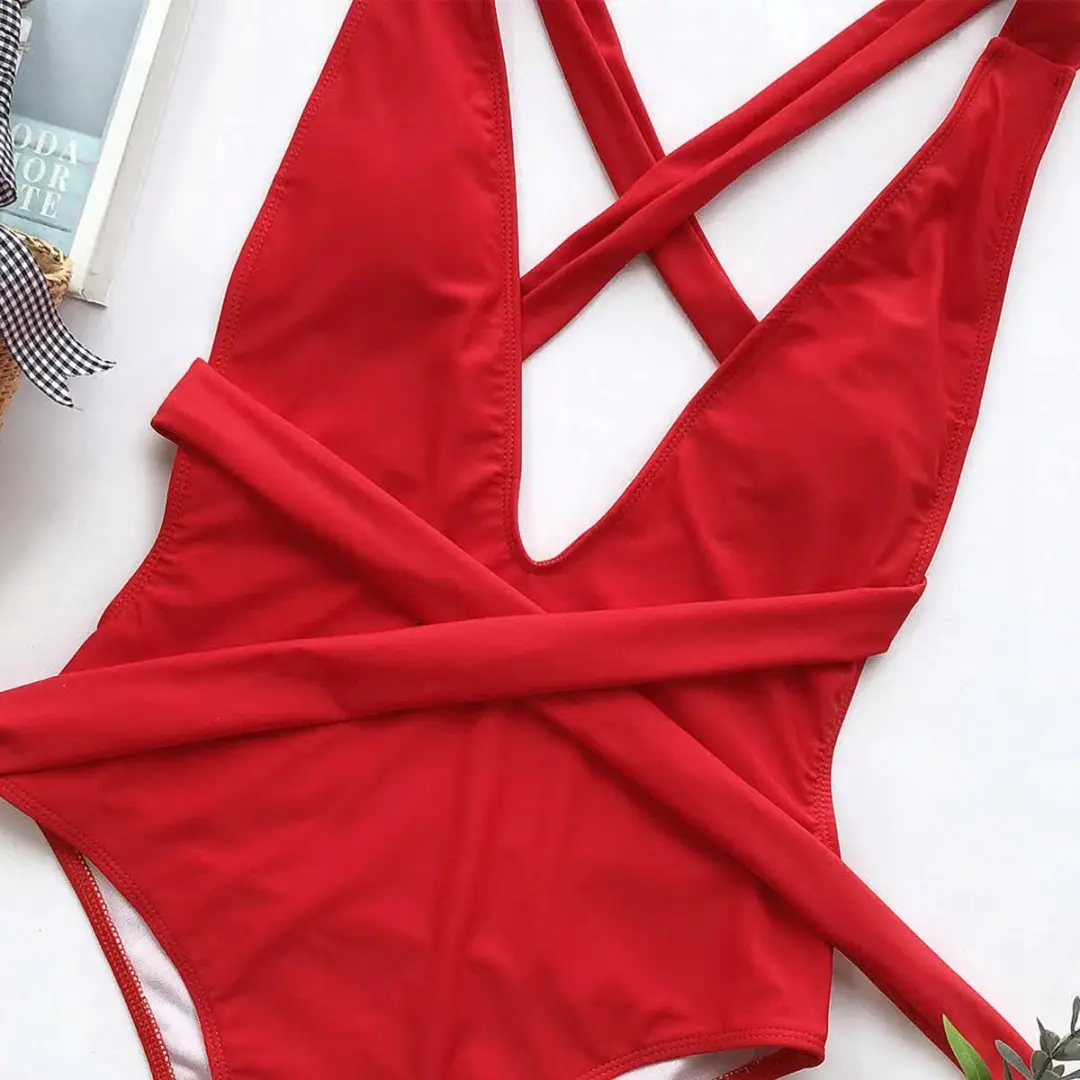 Sapphire Monokini - Rood - Verstevigde Cups - afbeelding 5 van 6