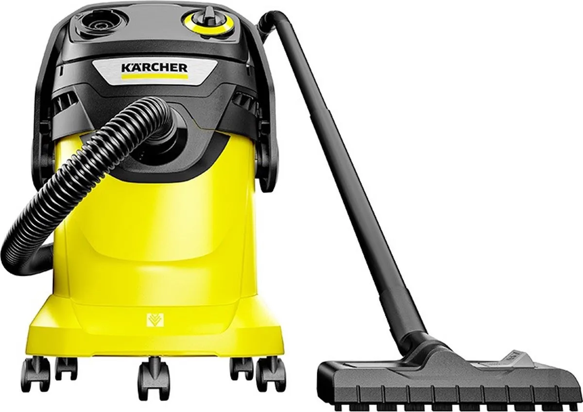 Kärcher KWD5V-25/5/22 Alleszuiger - 1100W - 25L - Zwart/Geel