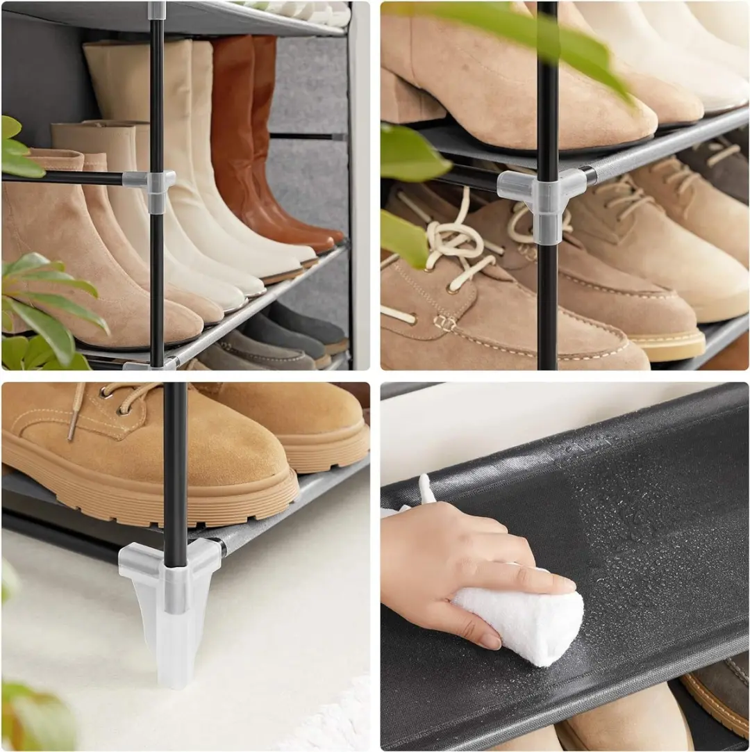 Songmics Schoenenrek 9 Vakken - 28x85x162cm