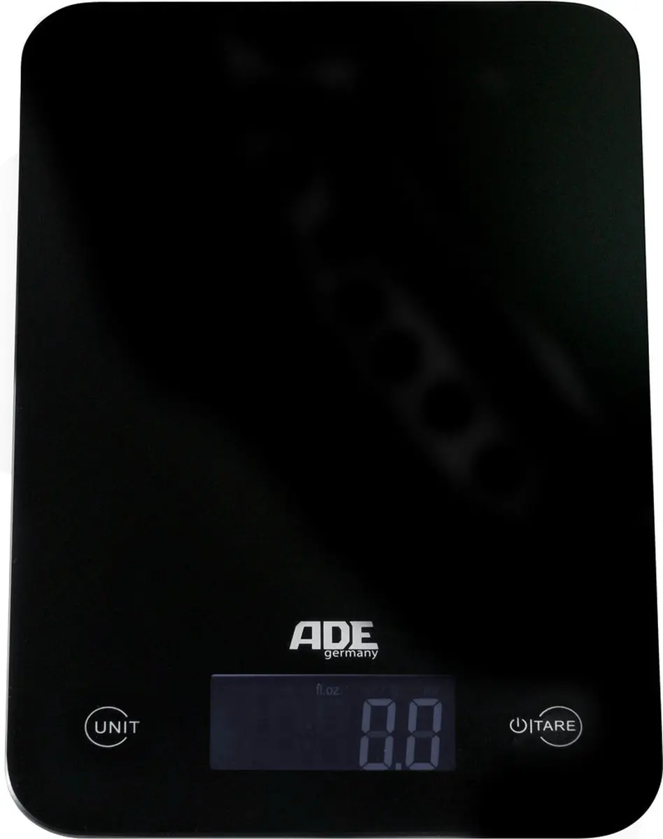 ADE KE 863 Digitale Keukenweegschaal - 5kg/1g - Zwart