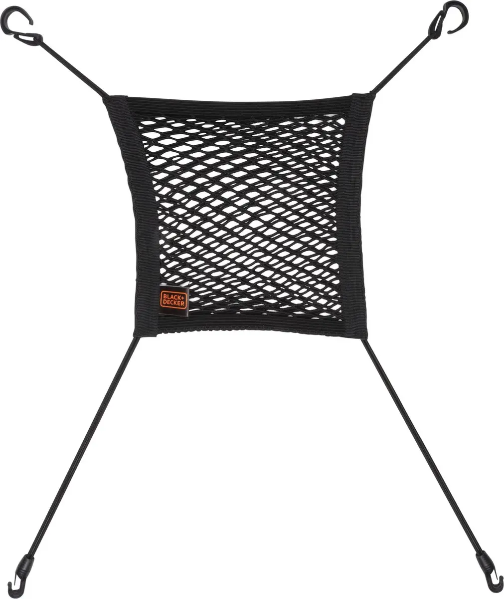 BLACK+DECKER Autostoel Organizer Opbergnet 30x28cm