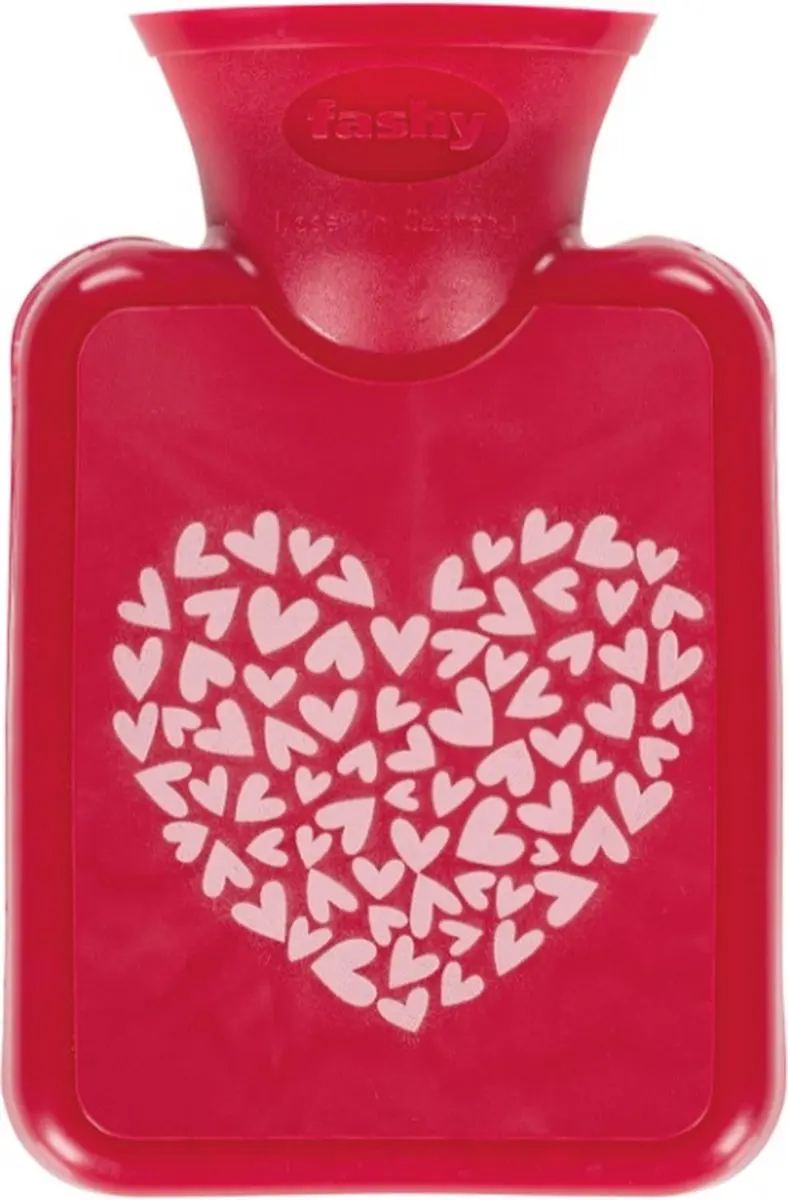 Fashy Handwarmer Rood met Hartjes 0,3L
