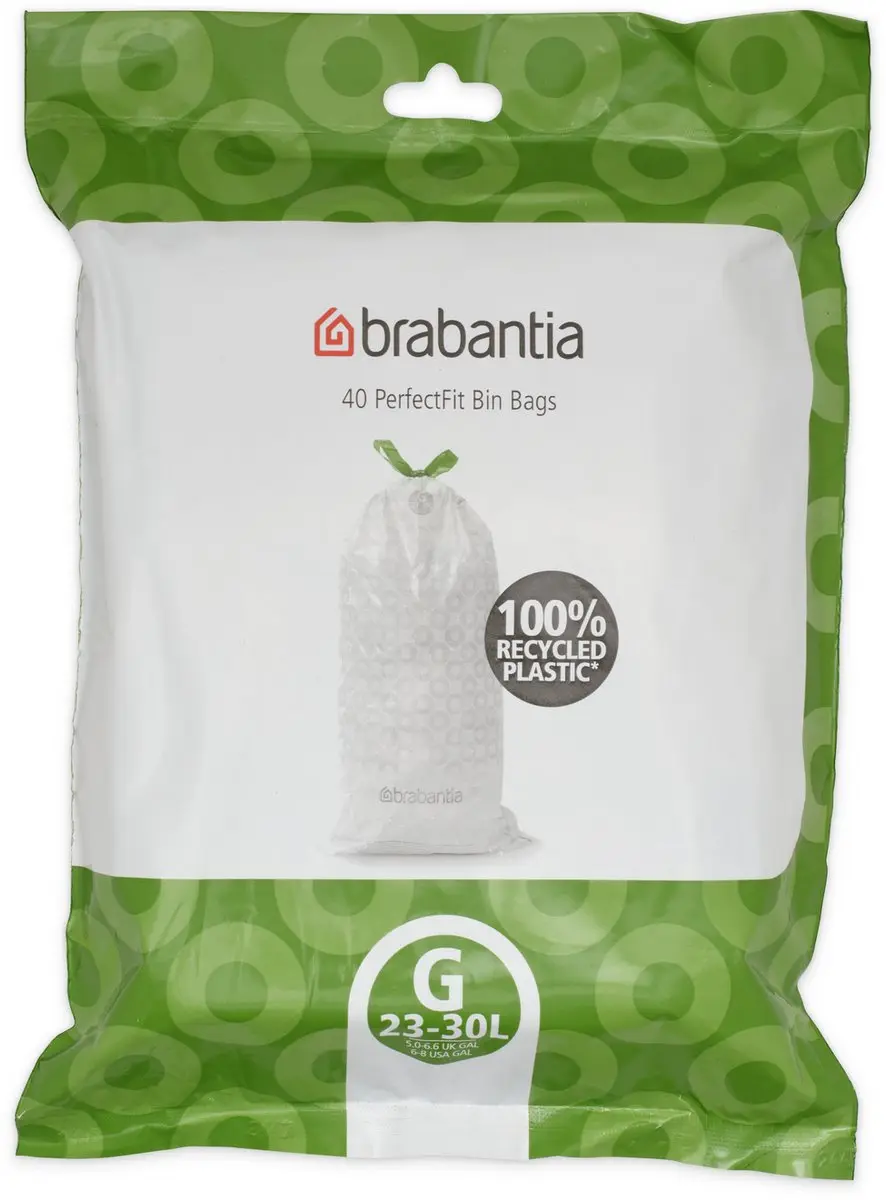 Brabantia PerfectFit Vuilniszakken - 23/30 l - Code G - 40 stuks