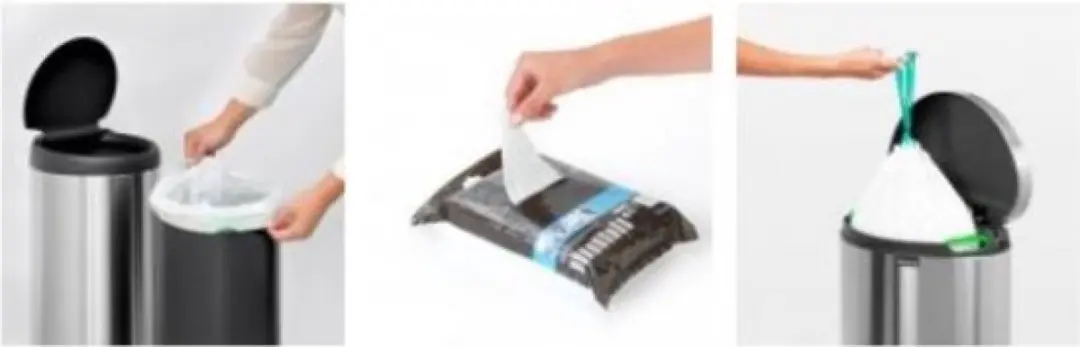 Brabantia PerfectFit Vuilniszakken 30L Code G - 40 Stuks - afbeelding 6 van 6