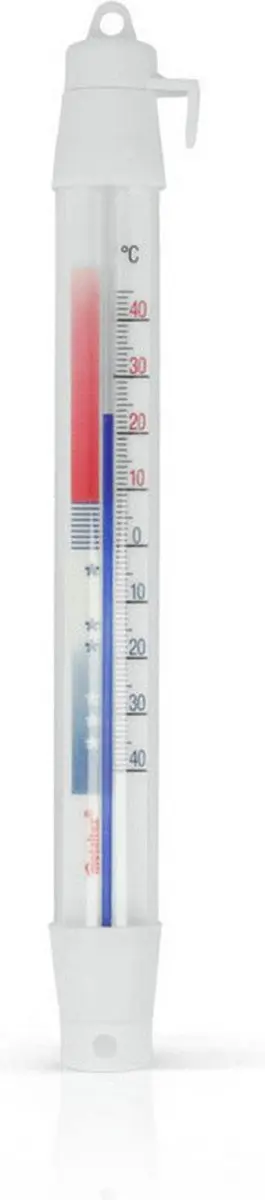 Metaltex Thermometer Koelkast/Vriezer 21cm - Wit - afbeelding 4 van 4