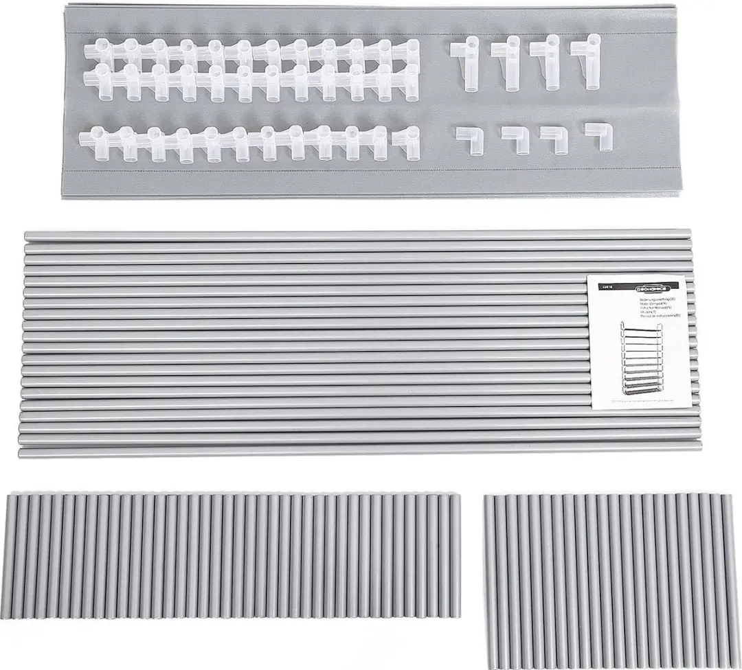 Songmics Schoenenrek LSR10G - 10 Niveaus - 50 Paar - 100x29x175cm Grijs - afbeelding 6 van 6
