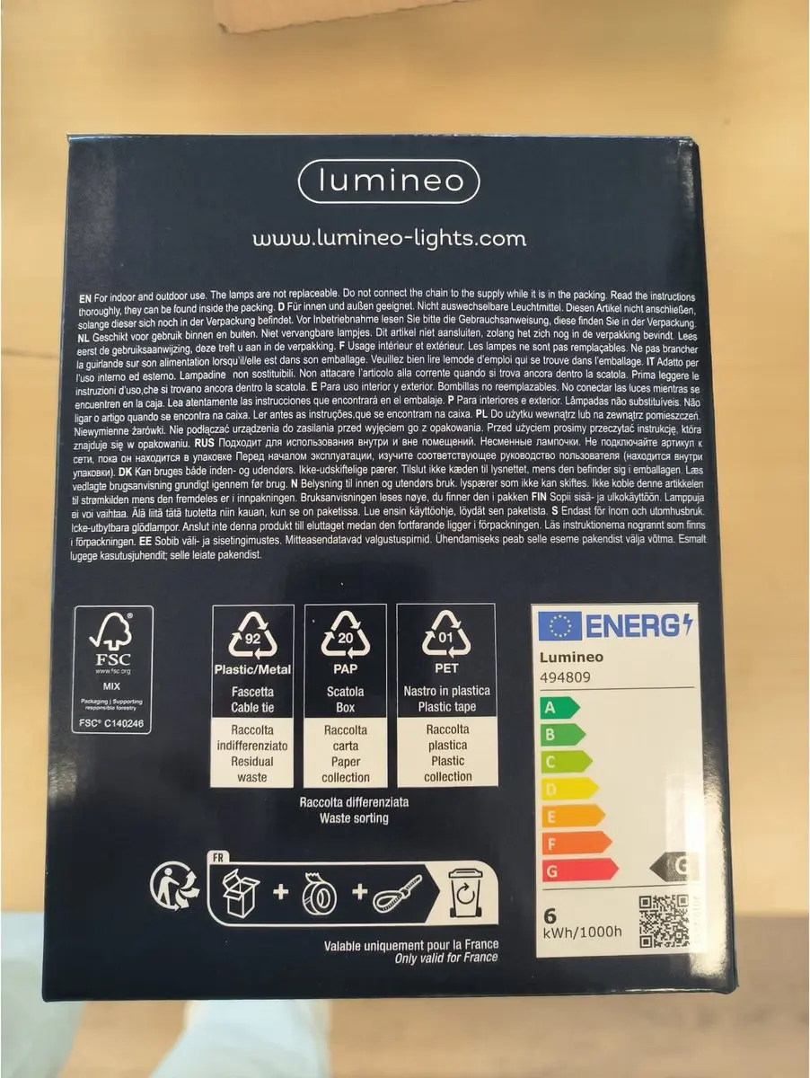 Lumineo IJspegelverlichting 490 LED Warm Wit 20m
