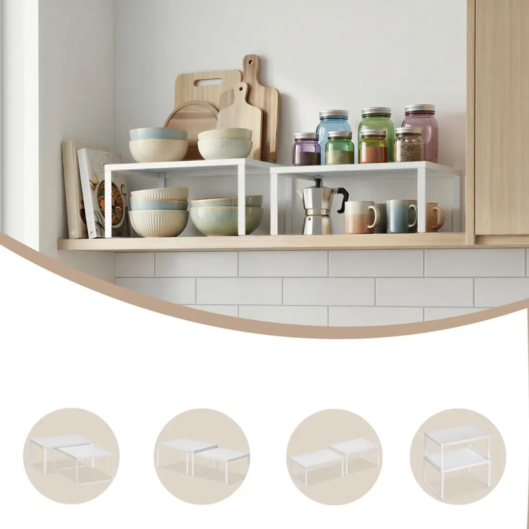 Songmics Kruidenrek KCS01WTV1 - 2-delig Wit