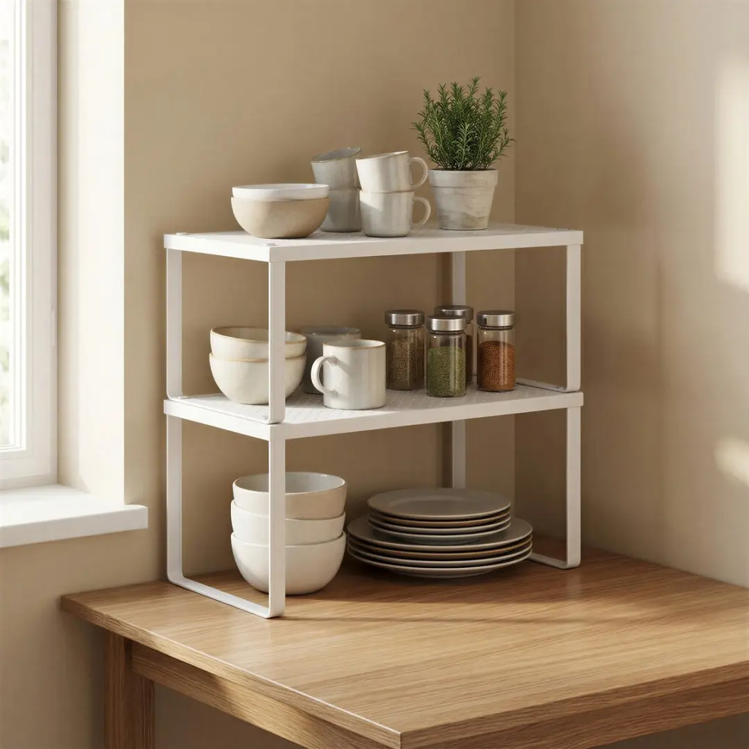 Songmics Kruidenrek KCS01WTV1 - 2-delig Wit