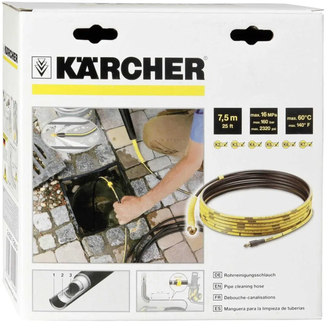 Kärcher PC 7,5 Rioolreinigingsset 7,5m