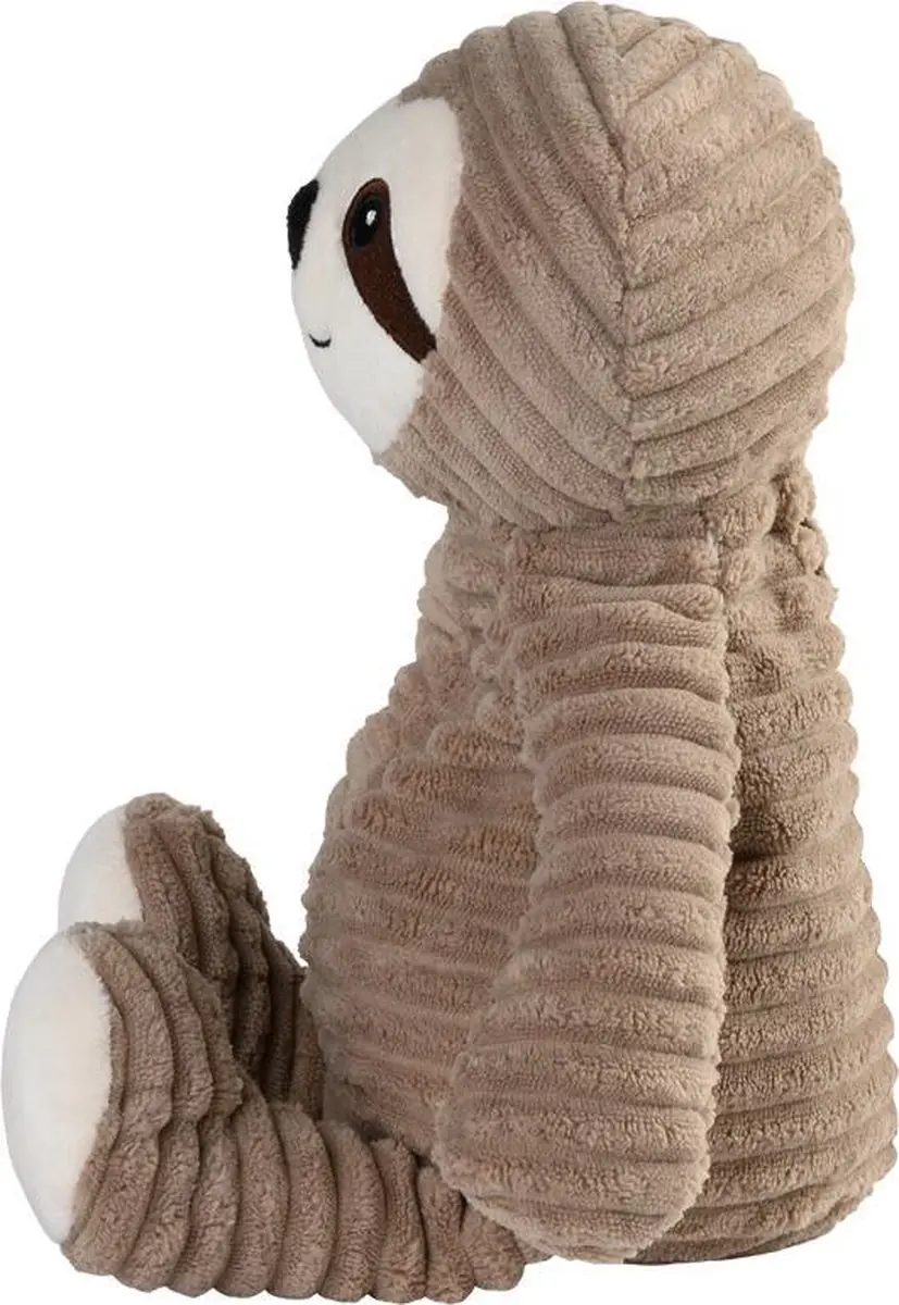 Warmies Magnetronknuffel Puur Luiaard 30cm - Bruin/Creme/Wit - afbeelding 3 van 3