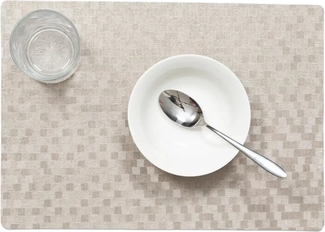 Wicotex Stones Luxe Placemats - Taupe - 2 Stuks - 30x43cm