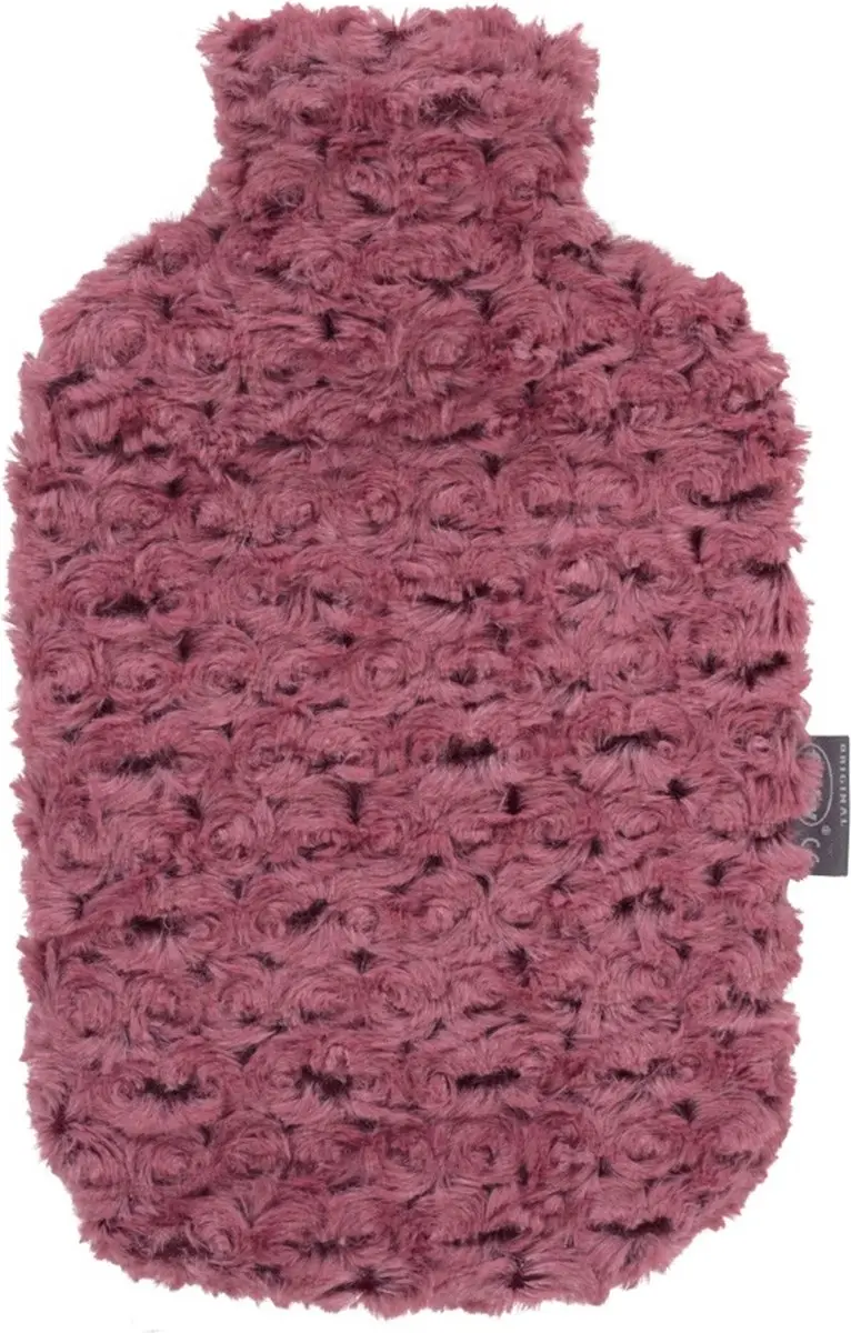 Fashy Donker Roze Pluche Warmwaterkruik