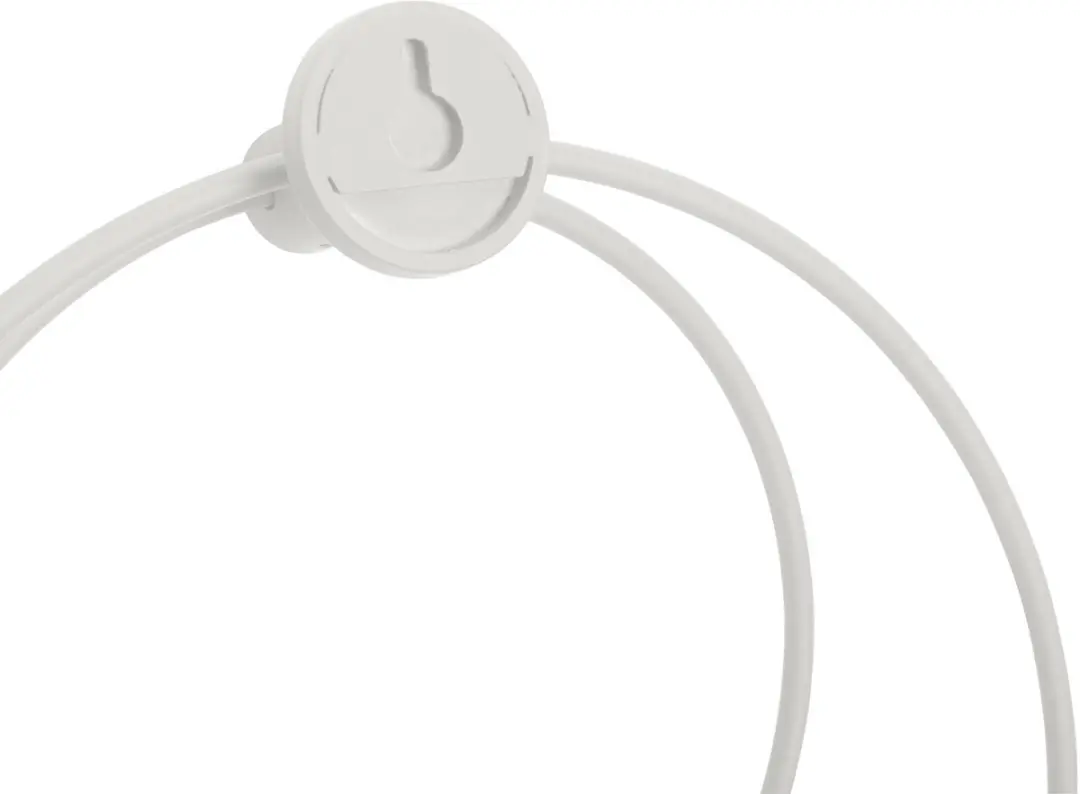 Hübsch Handdoekenhouder Loop Lichtgrijs